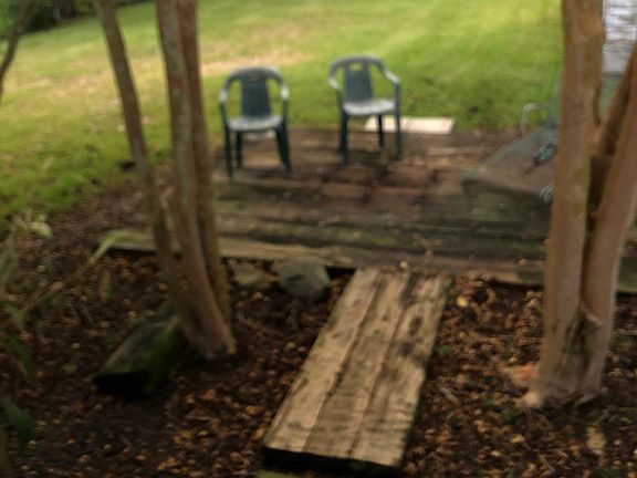 Backyard deck