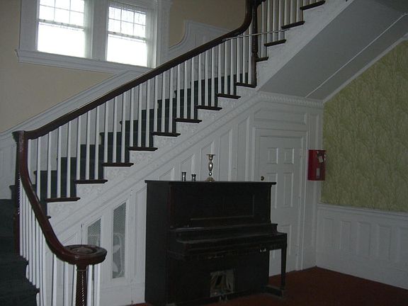 Stairs to second floor