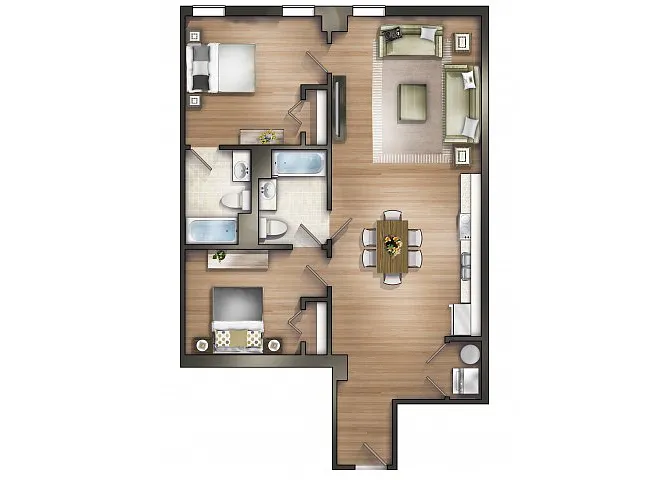 Floor plan Hamilton