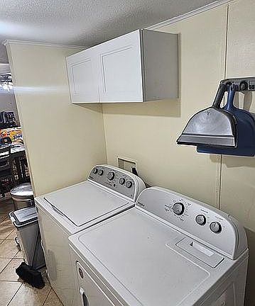 Washer and dryer 