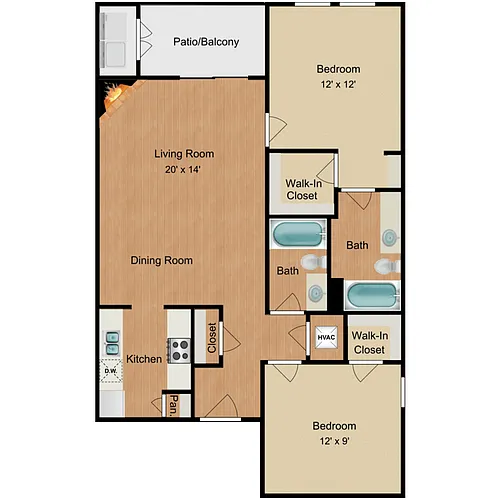 Floor plan B2
