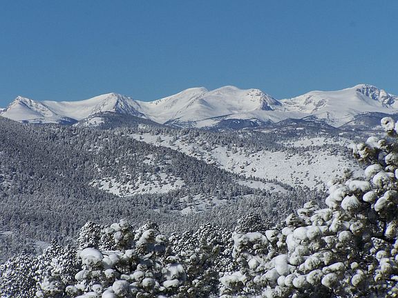 Magnified view from deck on a clear day
