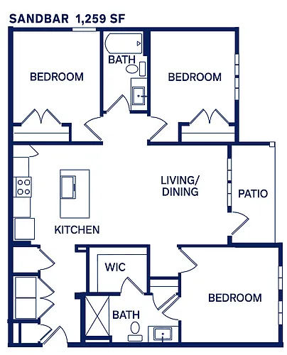 Floor plan C1 - Sandbar