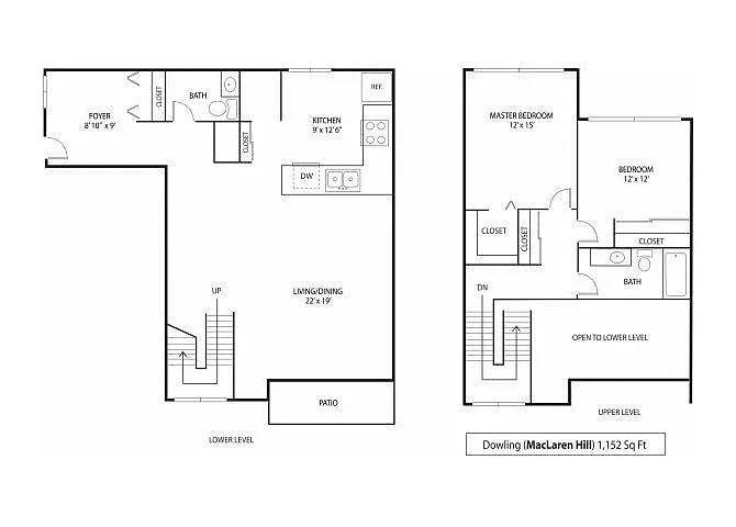 Floor plan Dowling