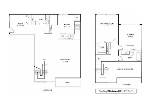 Floor plan Dowling