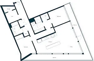Floor plan B7 Den