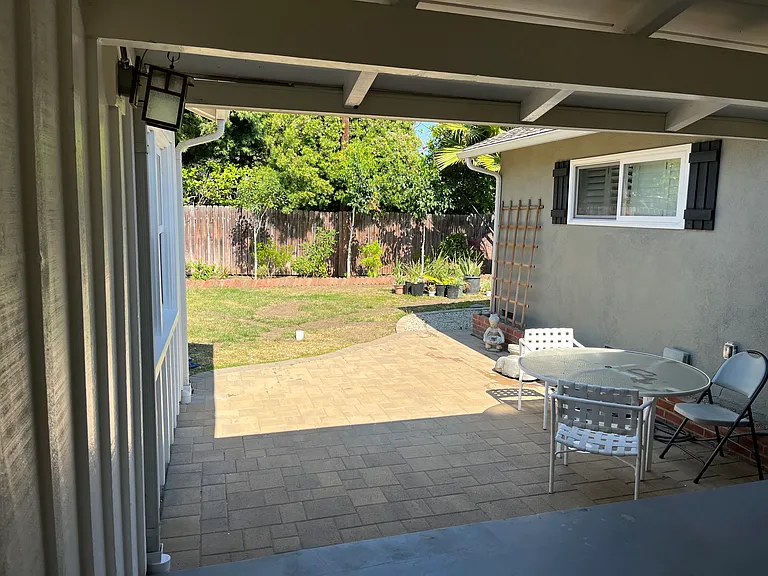 Back yard patio