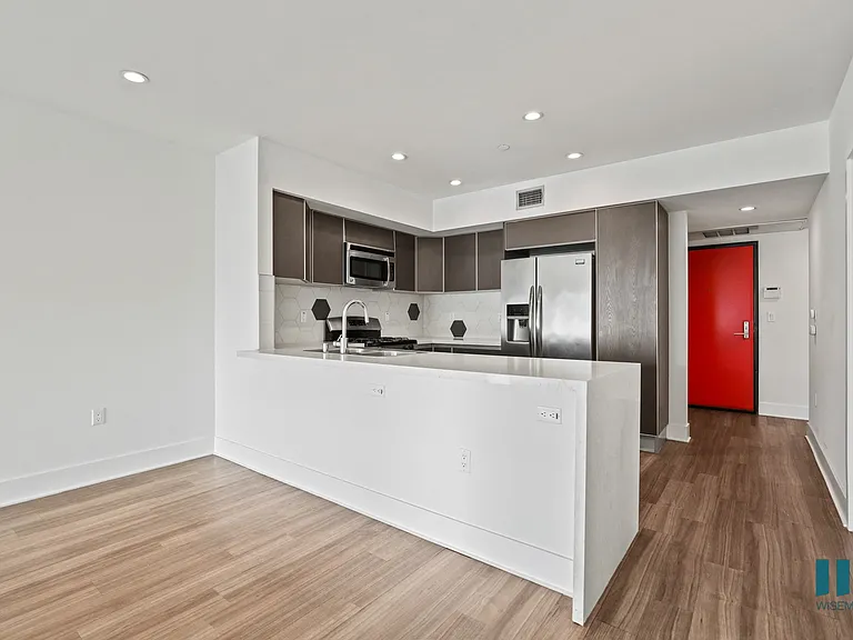 Open-Concept Kitchen with Countertop Bar