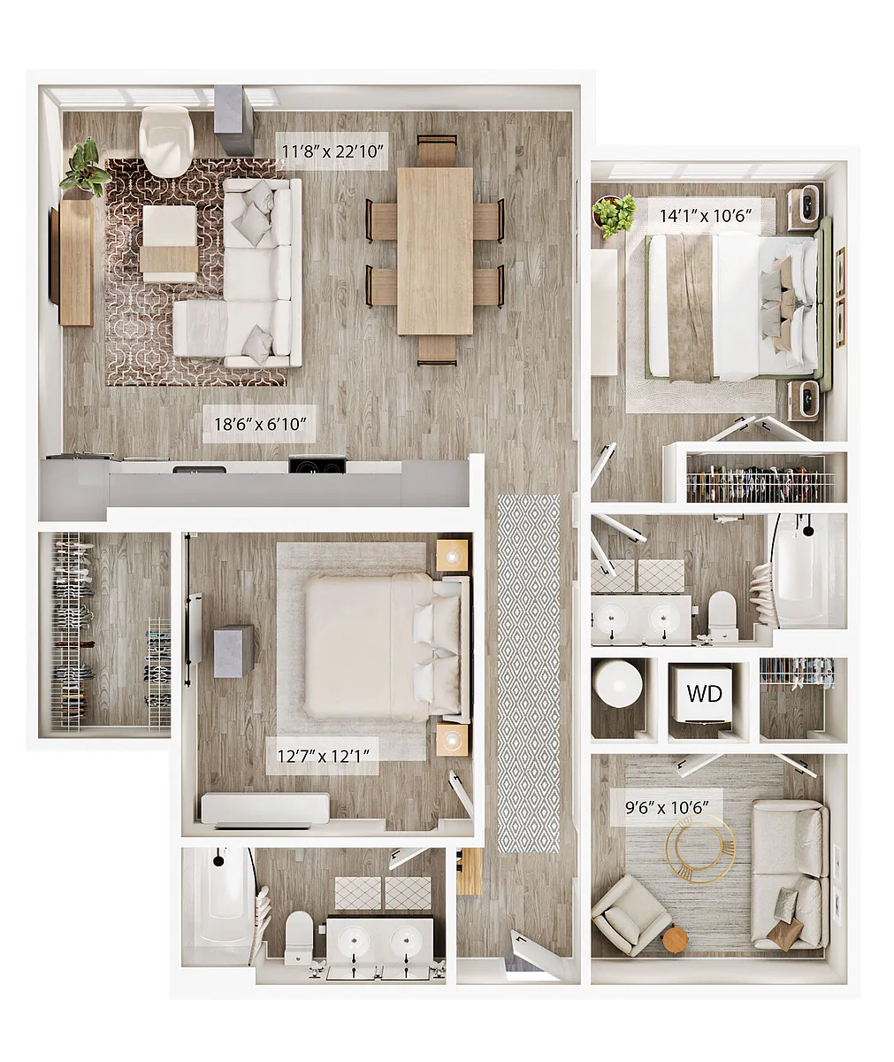 Floor plan The Copper