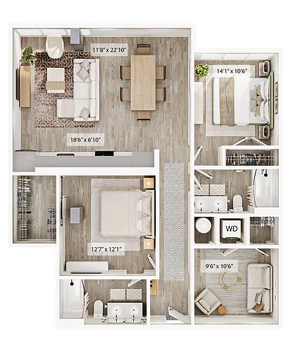 Floor plan The Copper