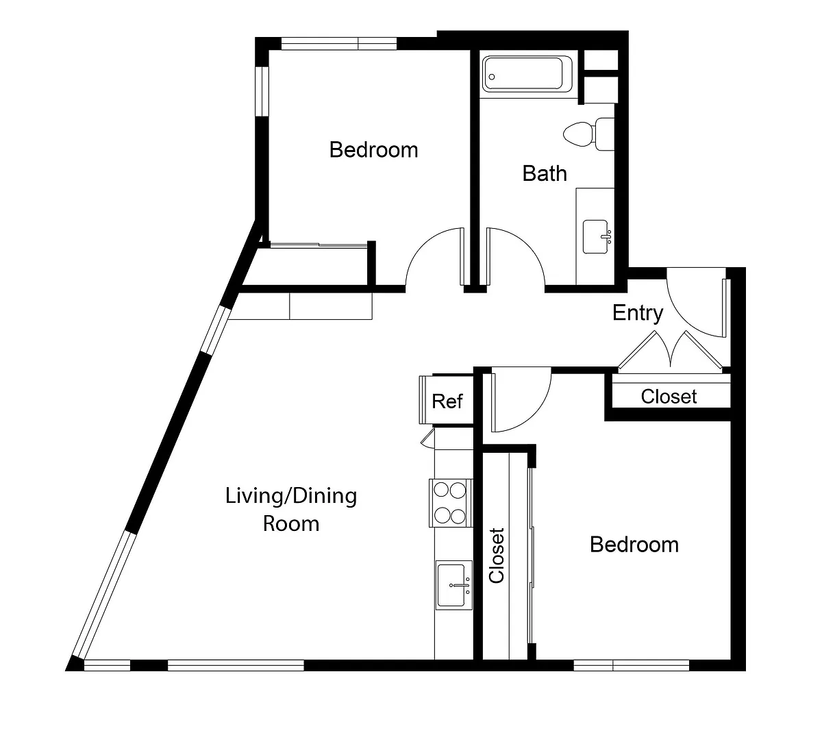 Floor plan B3