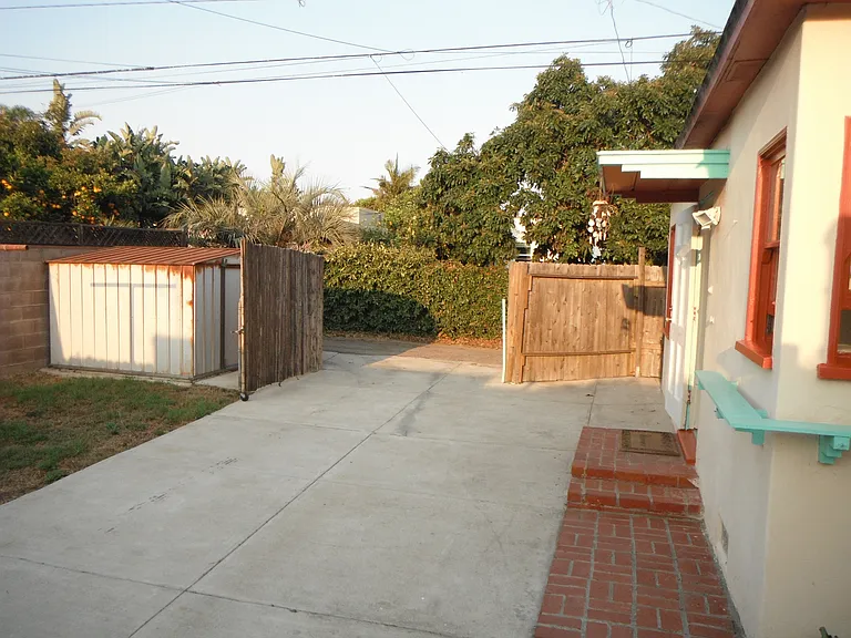 Gate to alley