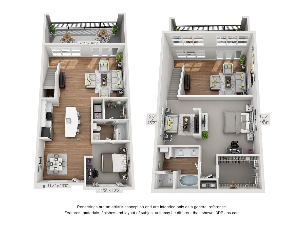 Floor plan Arbor Hills 2AL2