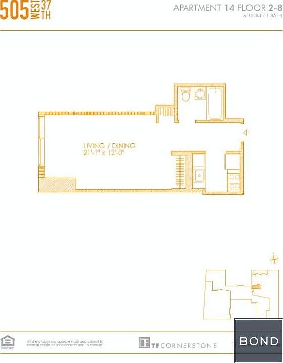 1st image of 505 W 37th St APT 714