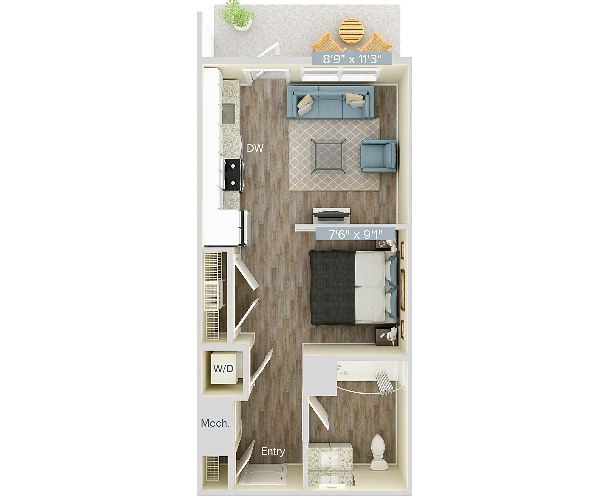 Floor plan S4-490-patio