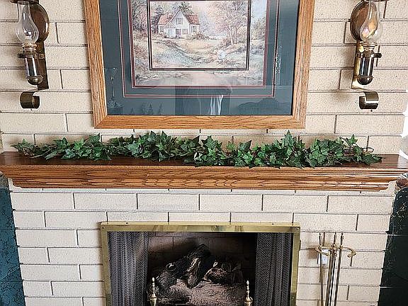 Wood/Gas Fireplace in FR