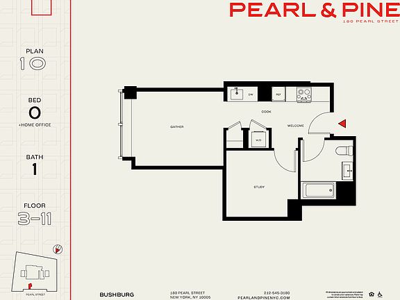 2nd image of 180 Pearl St #410