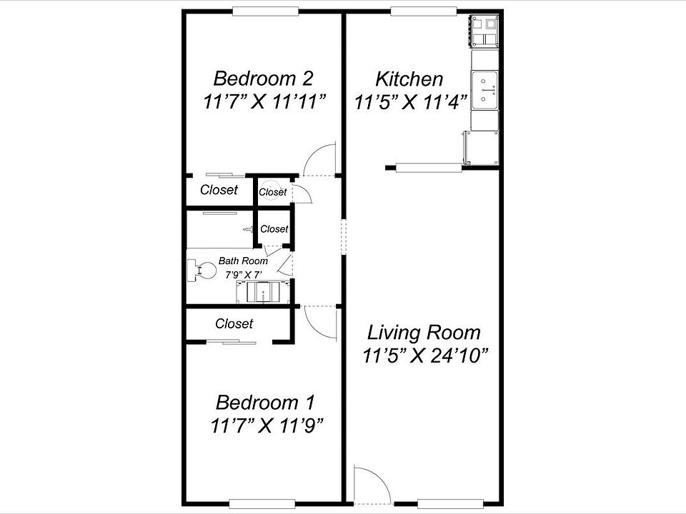 2nd image of 2414 Memorial Blvd APT 17