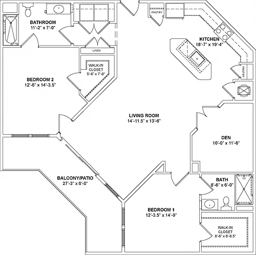 Floor plan The Stratton