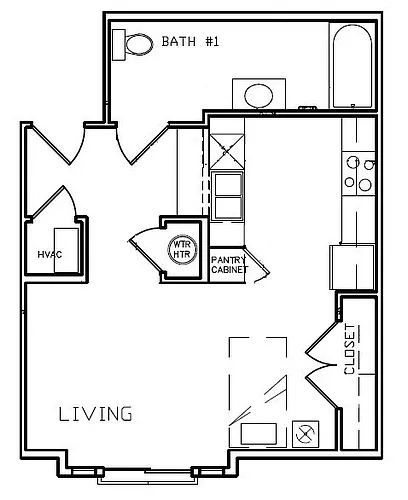 Floor plan Efficiency 60%