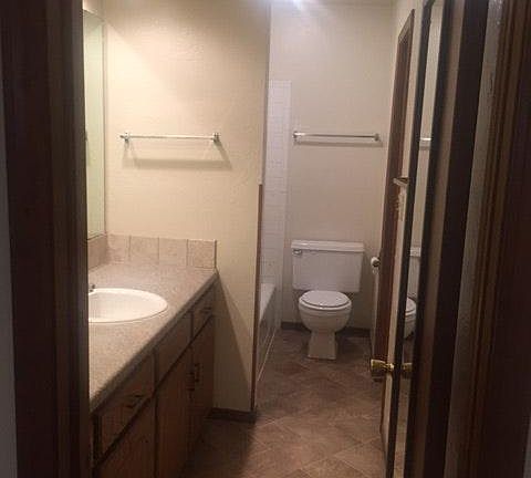 Looking into bath from Master bedroom