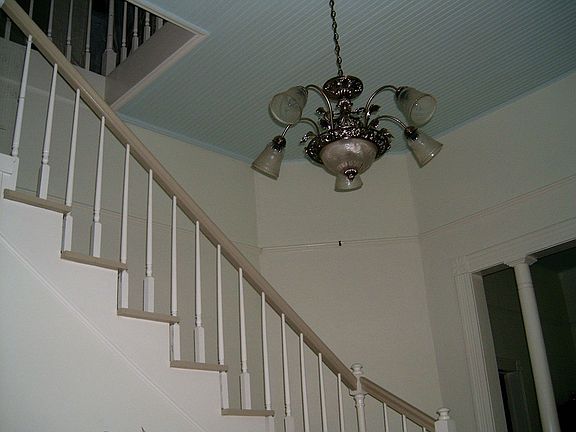 stairway to 2 large bedrooms