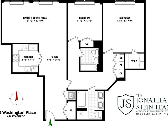 2nd image of 88 Washington Pl APT 5D
