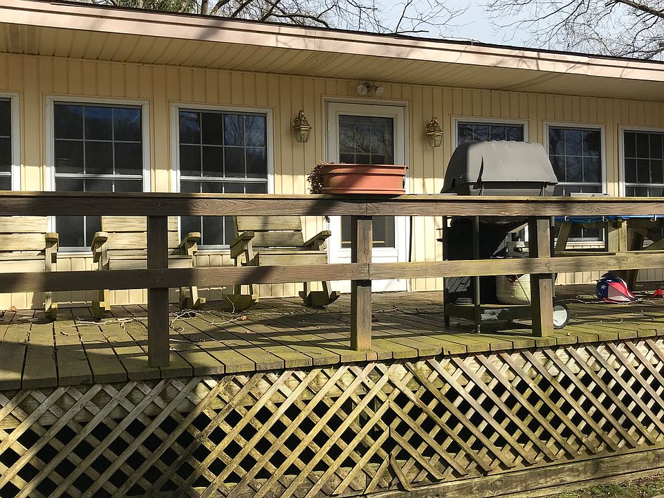 Large deck with river view