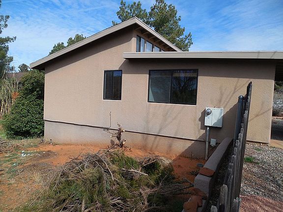 South side of residence