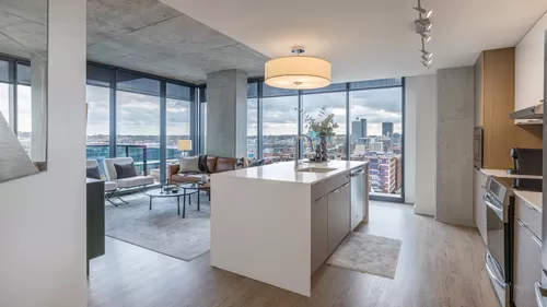 Floor-to-Ceiling Windows - Three Light Luxury Apartments