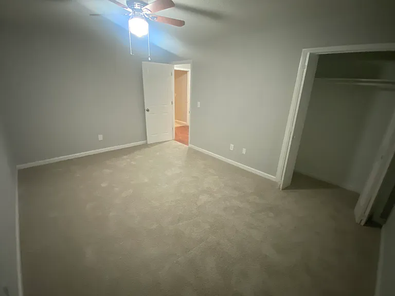 Master bed from window.