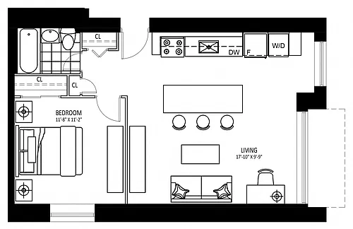 Floor plan 155 Lake Shore - Plan A