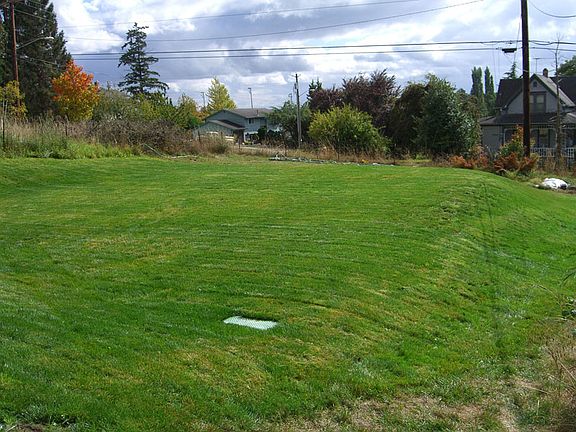Large flat lawn