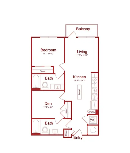 Floor plan A18D