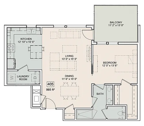 Floor plan Frances