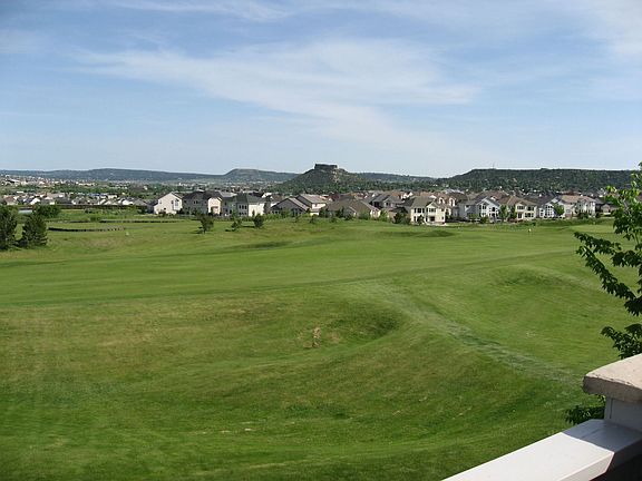 Golf course view from deck