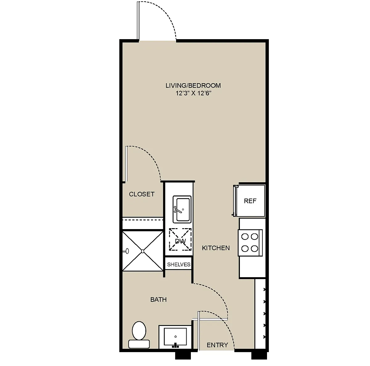 Floor plan E1