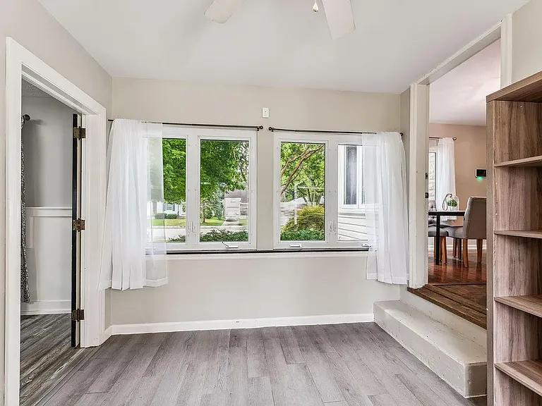 mud room view from back door