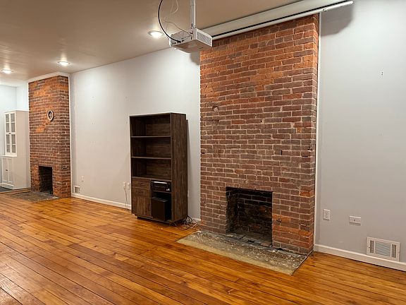 Open concept first floor, living and dining room space