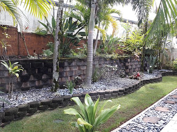 Landscaping included