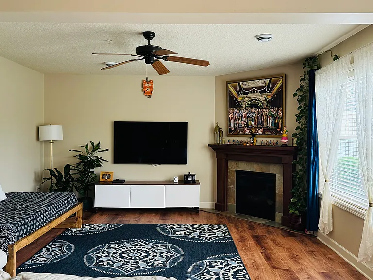 Living Room TV Wall & Fireplace!