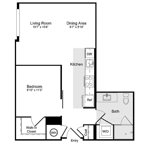 Floor plan E-4 Type A Junior
