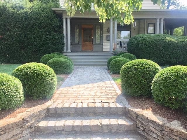 Front view of house