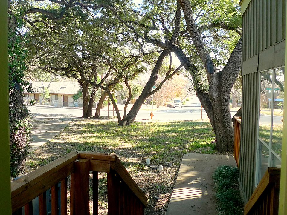 The view out the front door