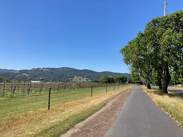 Green Valley Rd. walking trail.