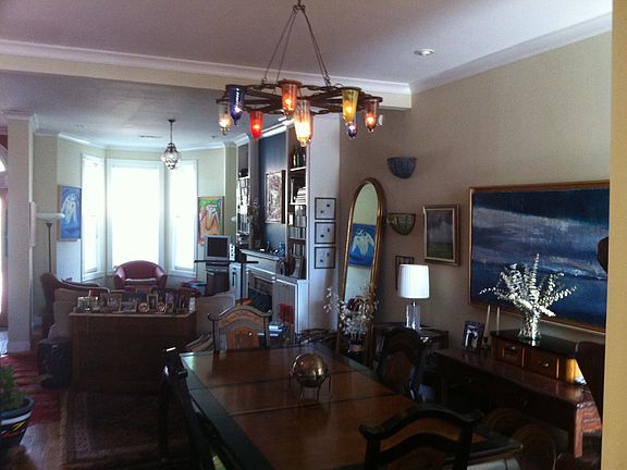 Dining and living rooms