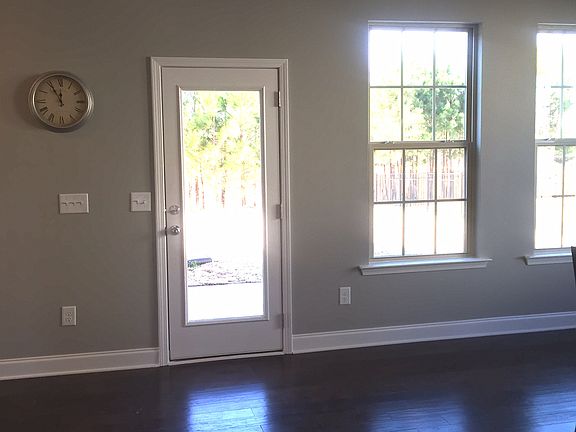 Back door off of kitchen
