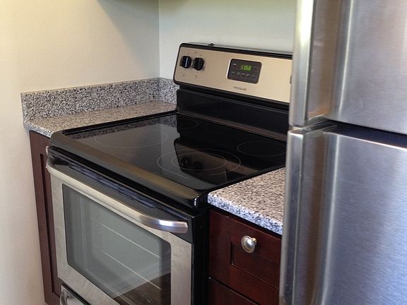 Microwave, Stove and Fridge