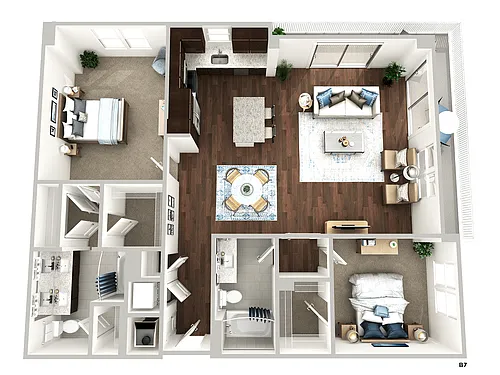 Floor plan B7 ( Bikini )