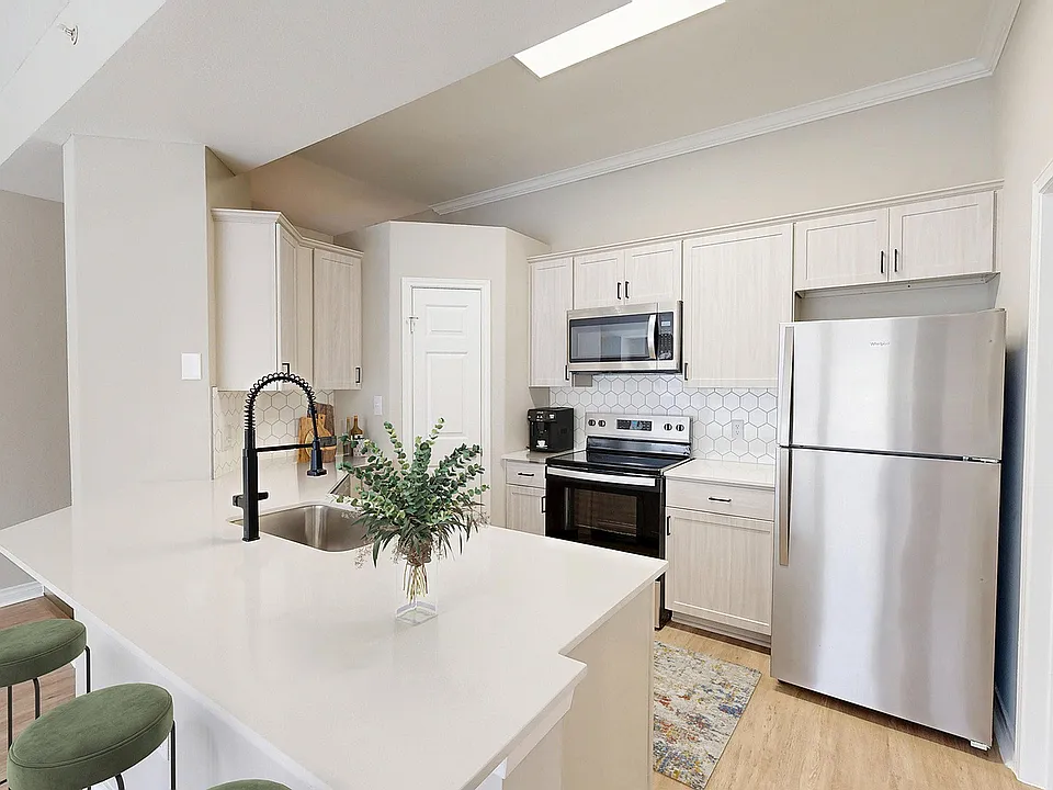 Newly Renovated Kitchen with Stainless Steel Appliances